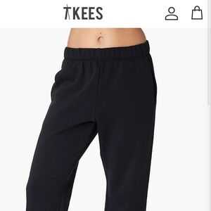 TKEES Classic Black Joggers